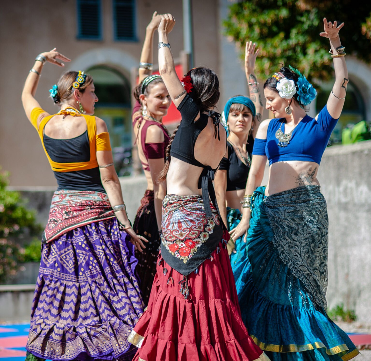FCBD bellydancers in group
