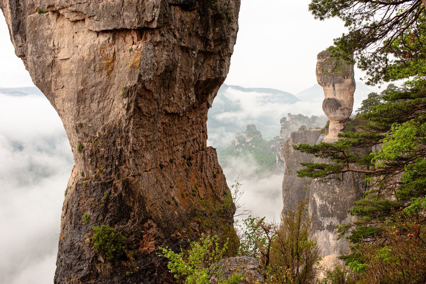 Randonnée Tarn et Causse Méjean - Le Vase de Sèvres et le Vase de Chine