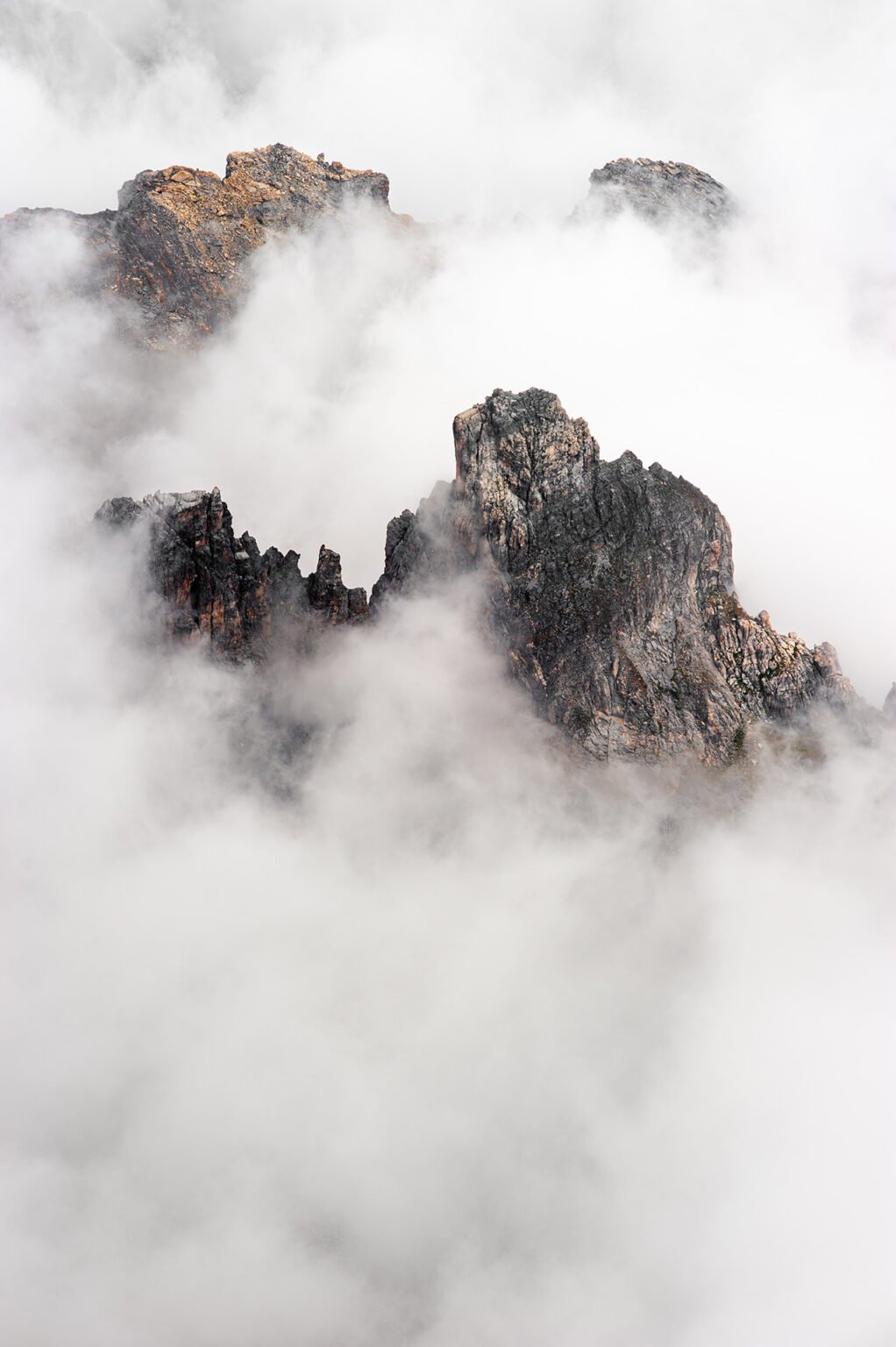 Randonnée en Haute-Ubaye - Vue sur la mer de nuages depuis la Tête de la Fréma