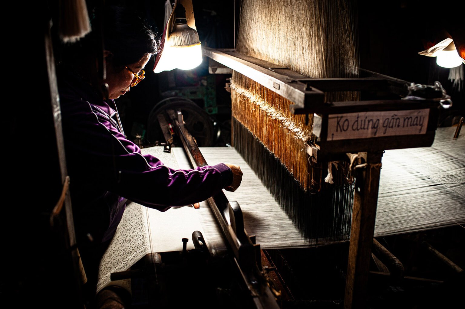 Voyage Vietnam - Photographie de rue - Fabrique de soie traditionnelle