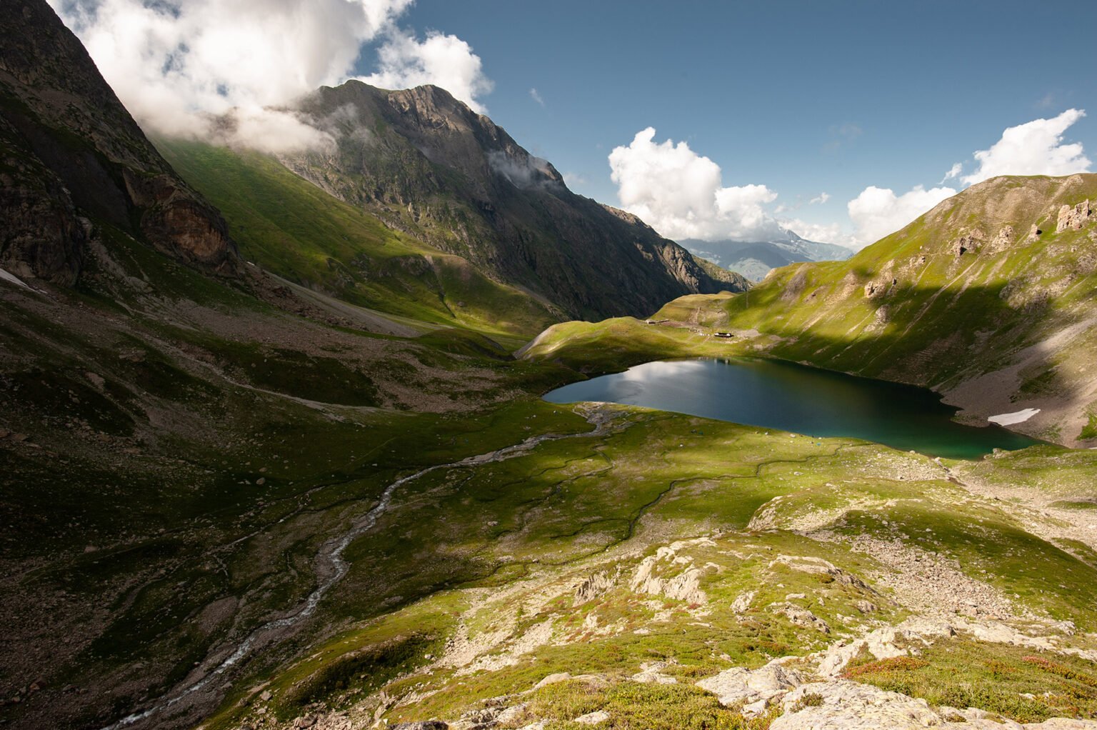 Photographe professionnel montagne nature, Lac de la Muzelle, Parc des Écrins