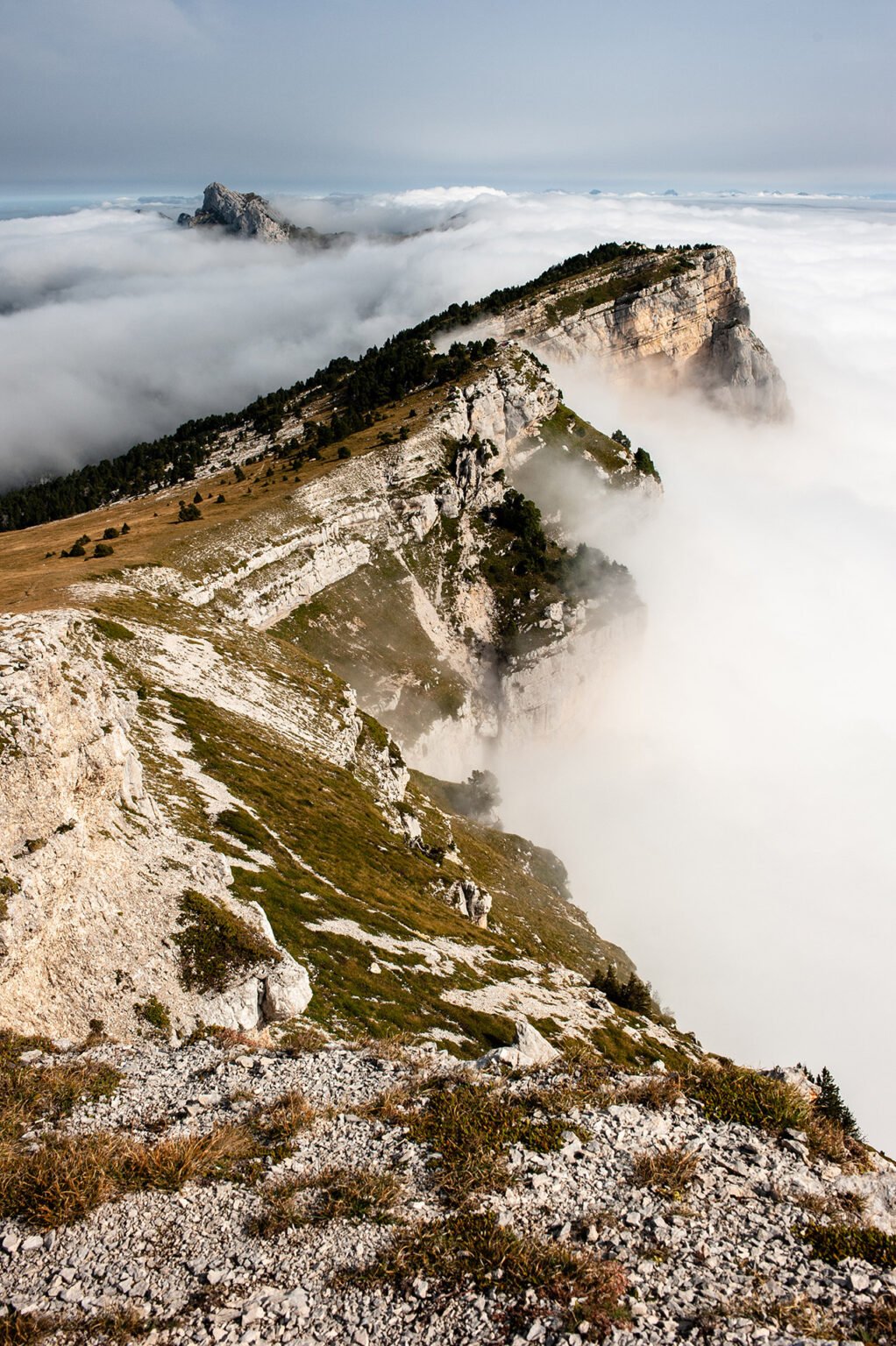 Photographe professionnel montagne nature, falaises de la Chartreuse