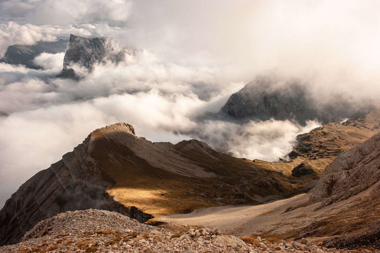 Photographe professionnel montagne nature, Mont Aiguille, Vercors