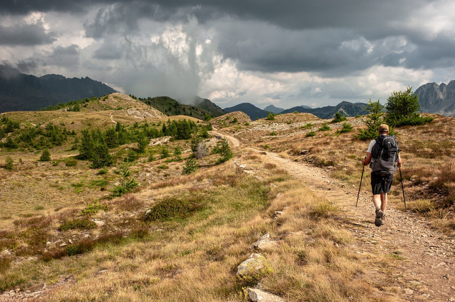 Photographie professionnelle randonnée montagne, Parc des Alpes Maritimes, Italie