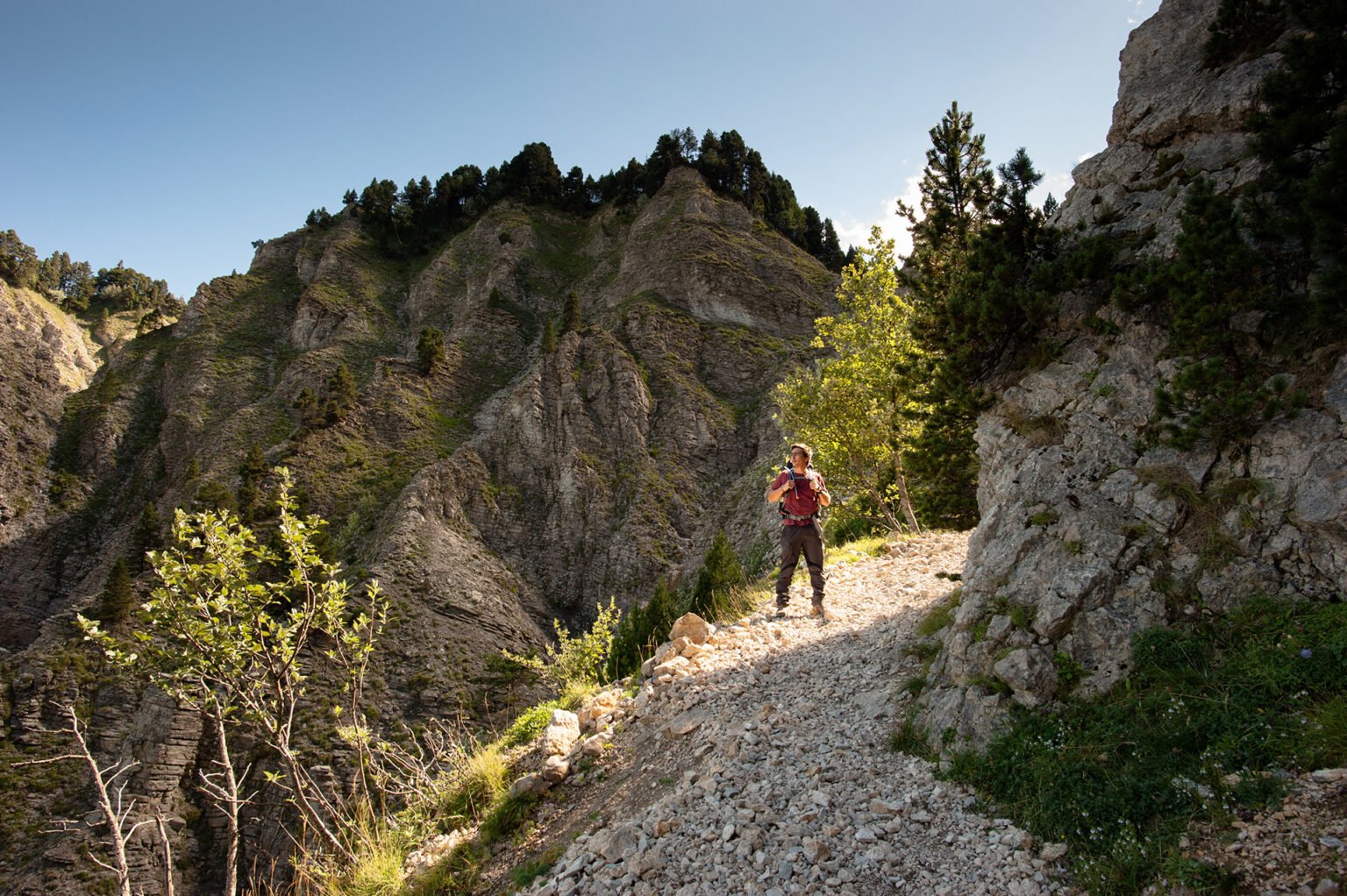 Photographie professionnelle randonnée montagne, pas de l'Aiguille, Vercors