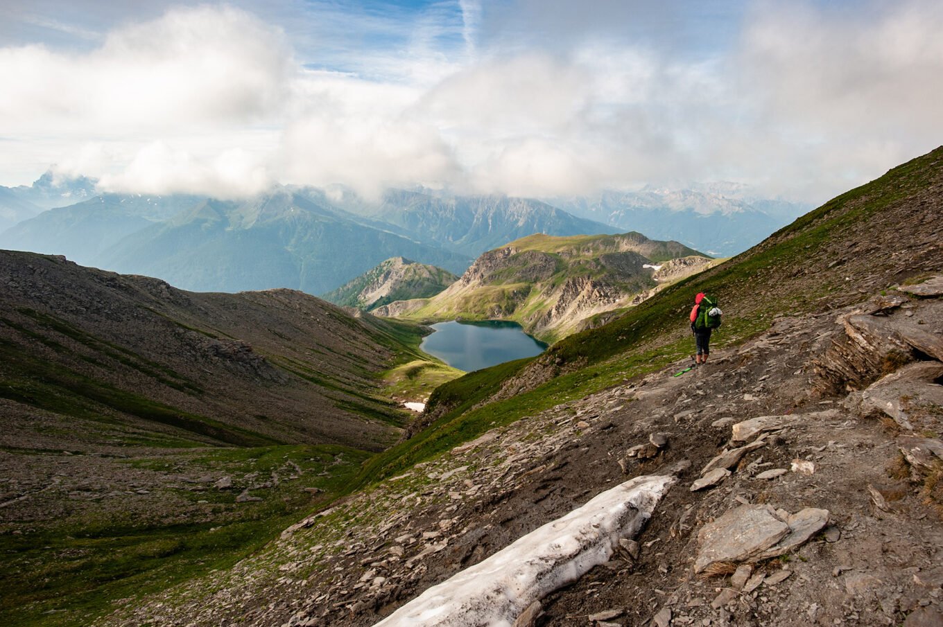 Photographie professionnelle randonnée montagne, Lacs du Malrif, Queyras