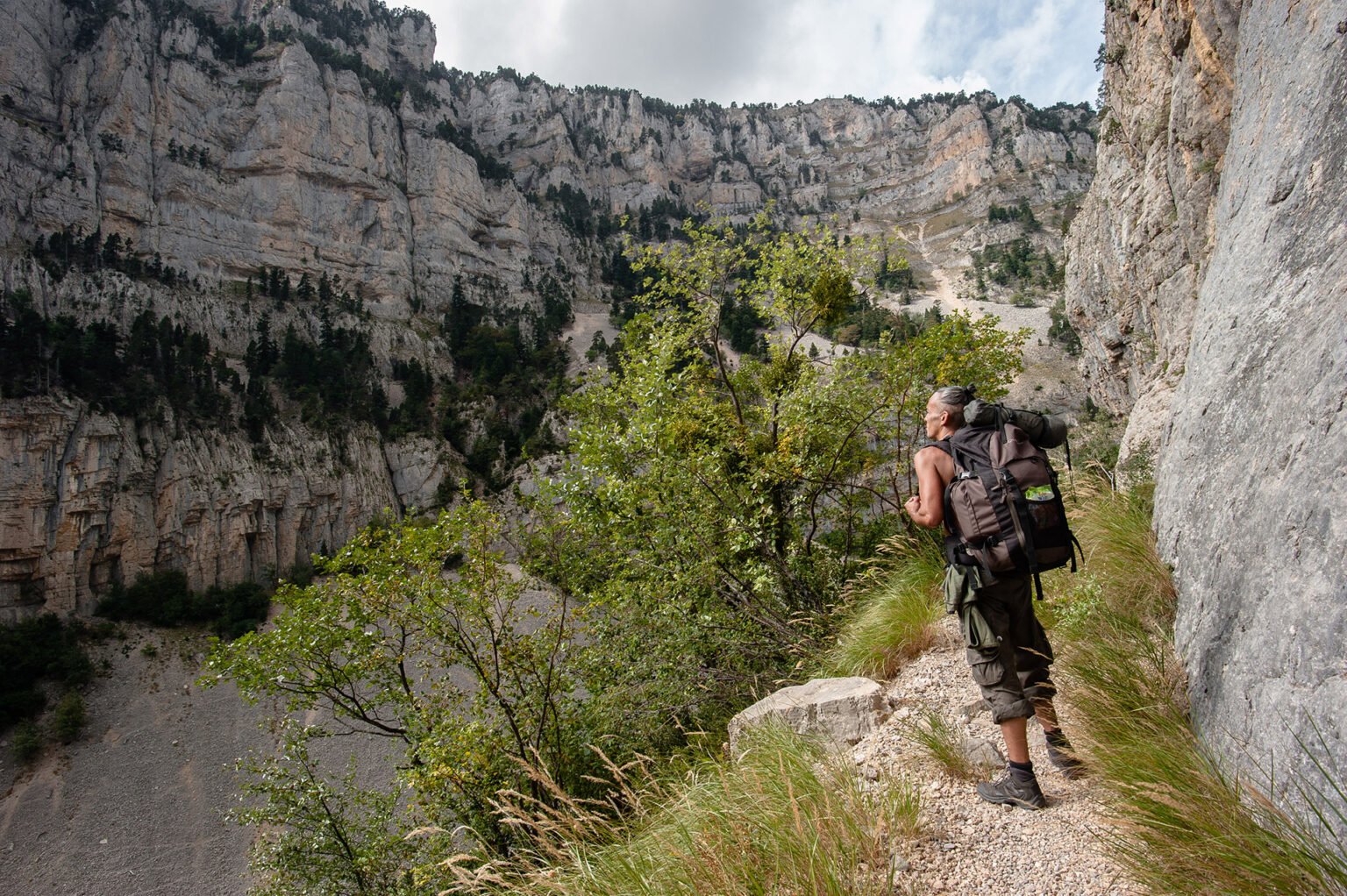 Photographie professionnelle randonnée montagne, Cirque d'Archiane, Vercors