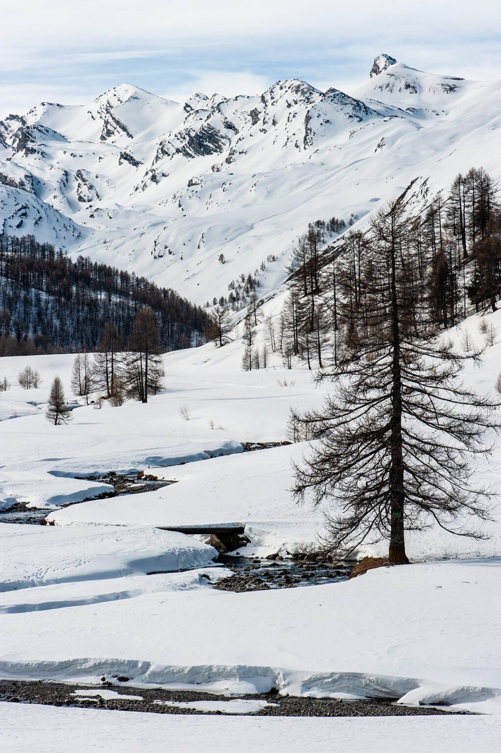 Randonnée raquette en Haute-Ubaye - Le Vallon du Lauzanier