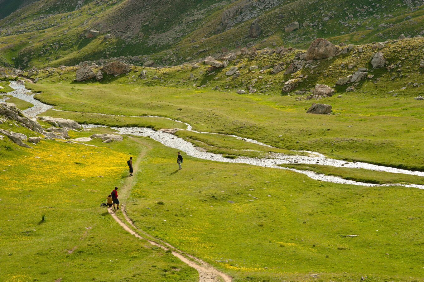 Randonnée en haute Ubaye et dans le Mercantour - Randonnée dans le vallon de l’Orrenaye