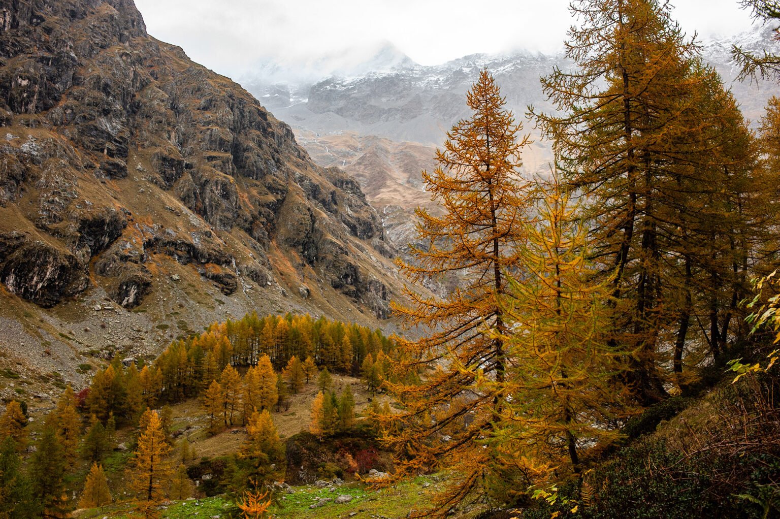 Randonnée d'automne dans le Valgaudemar - Le vallon du Gioberney