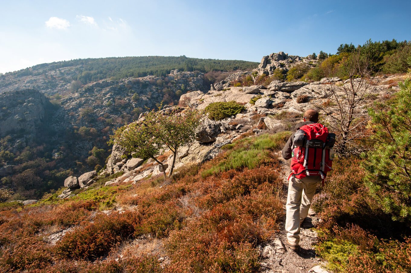 Randonnée bivouac aux Gorges d'Heric et au Caroux