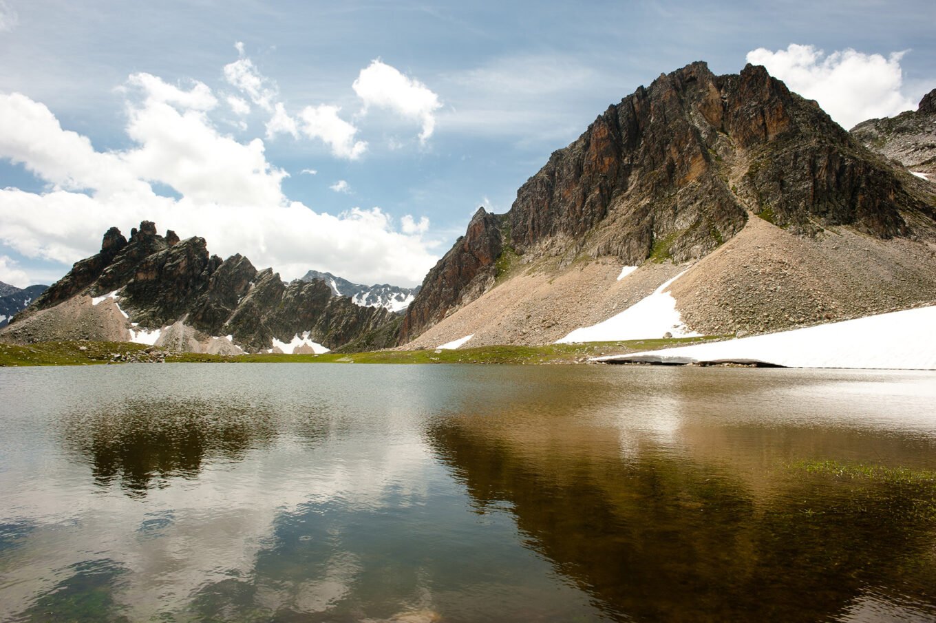 Randonnée Bivouac Clarée Thabor Tour des Cerces - Lac d’altitude à proximité du col des Méandes