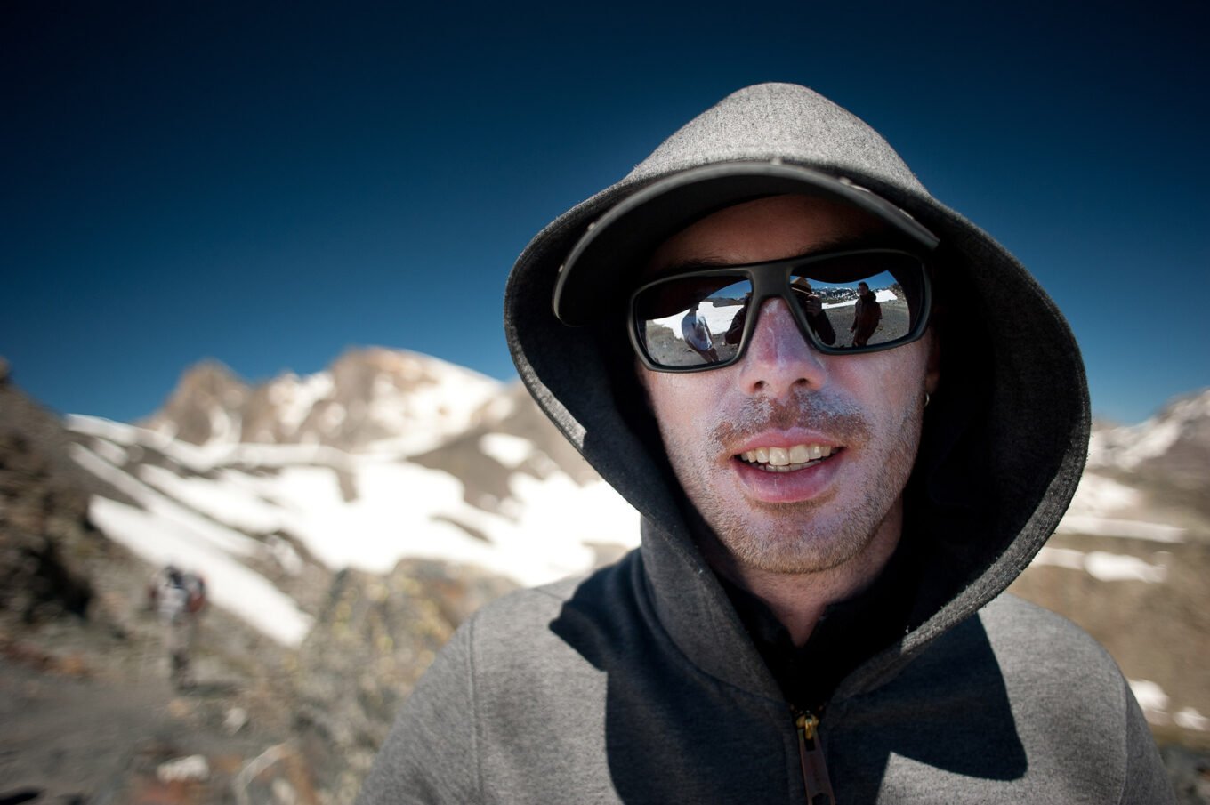 Randonnée Bivouac Clarée Thabor Tour des Cerces - Portrait de Ben au col des Muandes