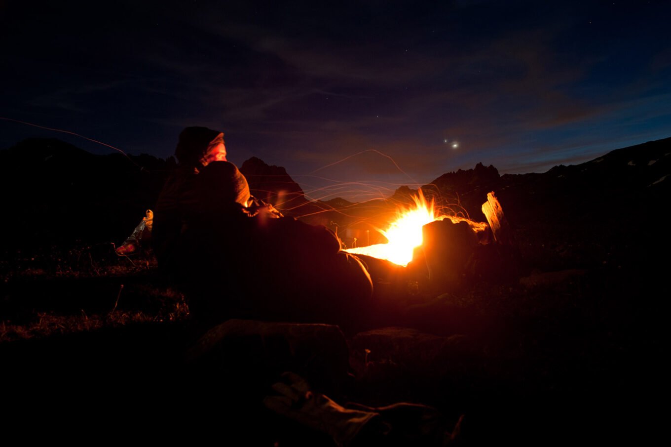 Randonnée Bivouac Clarée Thabor Tour des Cerces - Deuxième bivouac au Lac Rond, en contrebas du lac des Muandes