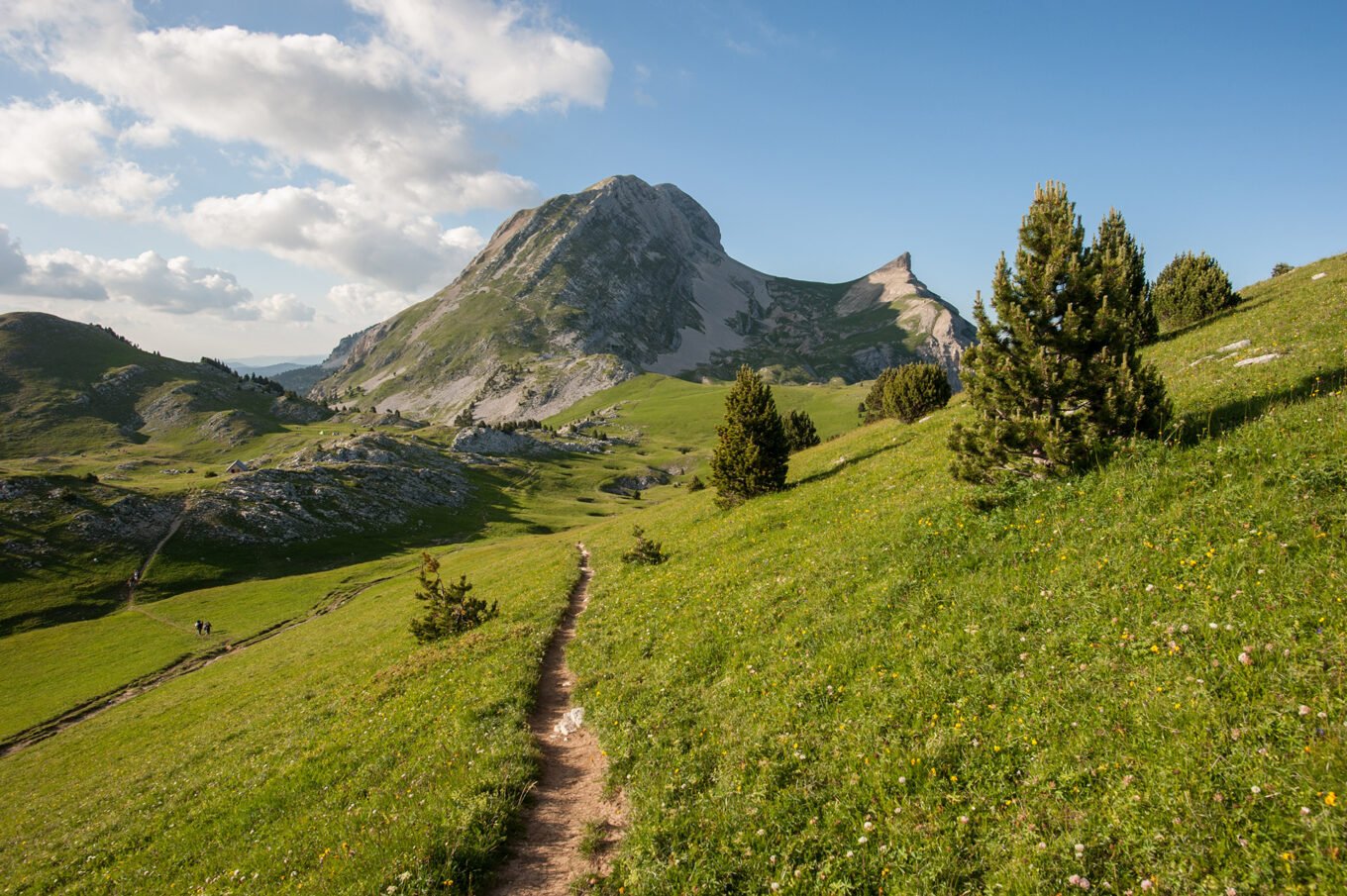 Randonnée Bivouac au Grand Veymont sur les hauts plateaux du Vercors - Le Grand Veymont en fin d’après-midi