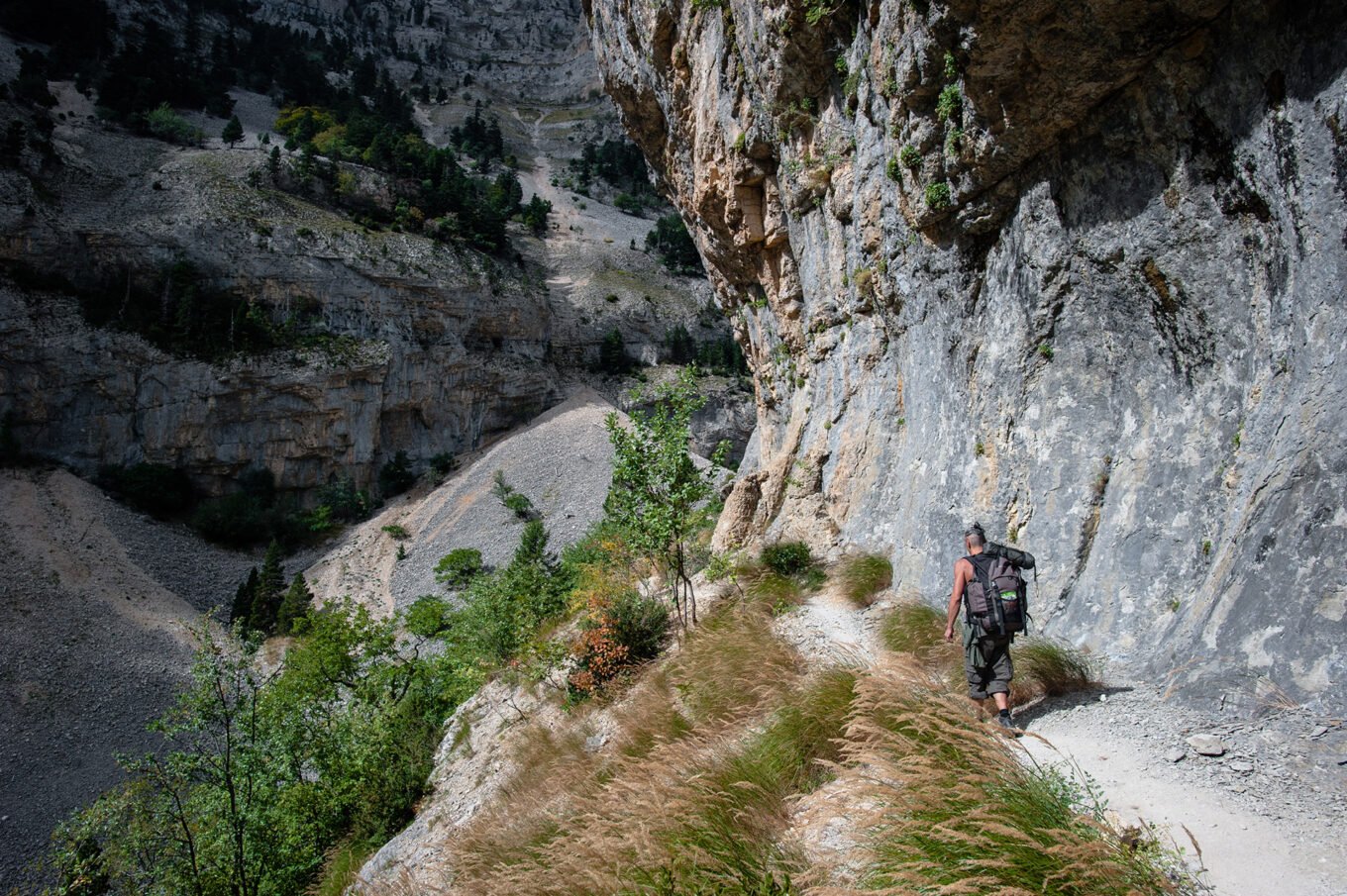 Randonnée Bivouac Vercors de Archiane au Glandasse - La combe de l'Aubaise