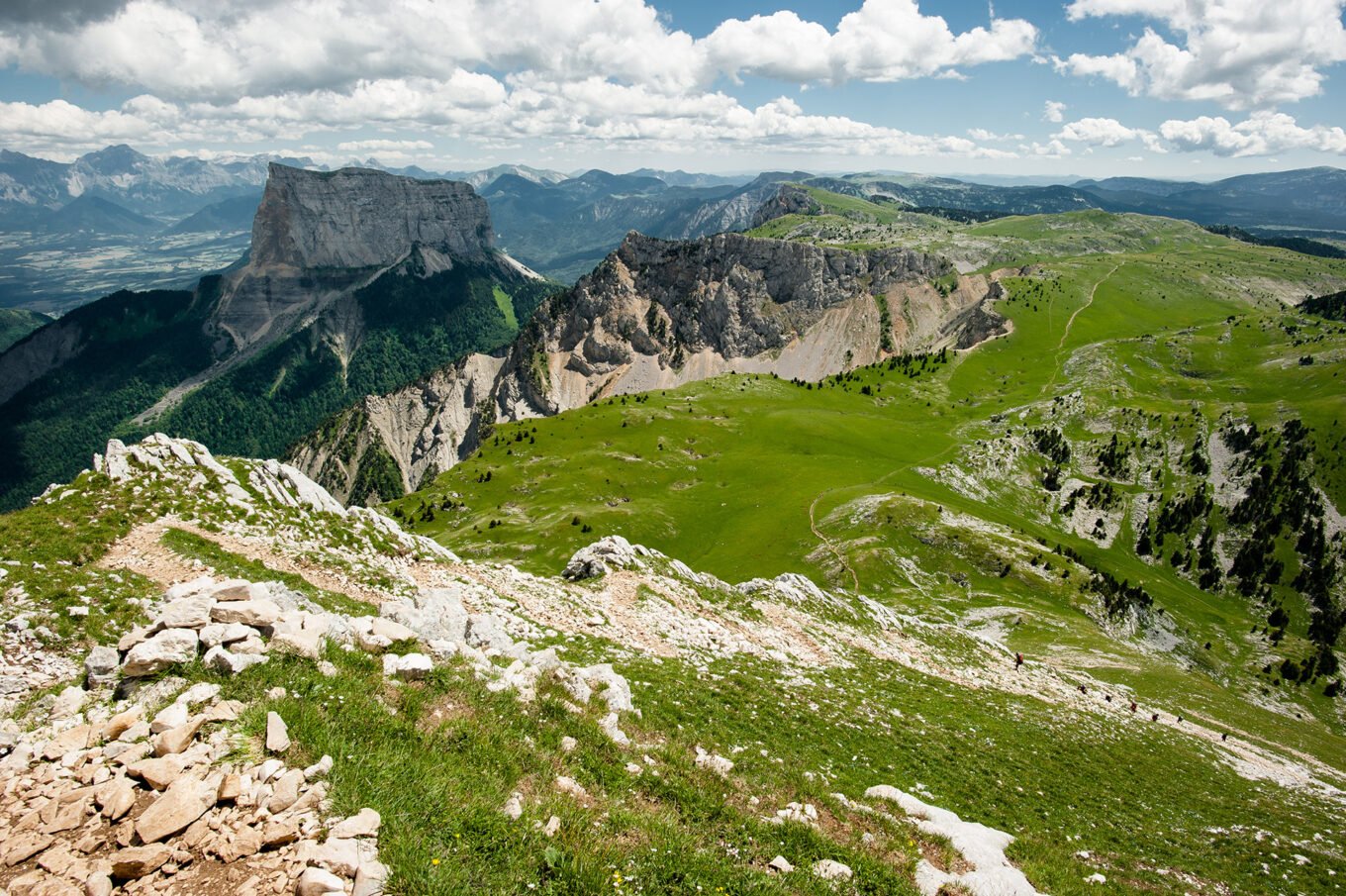 Randonnée Grande Traversée du Vercors - Vue sur le Mont Aiguille