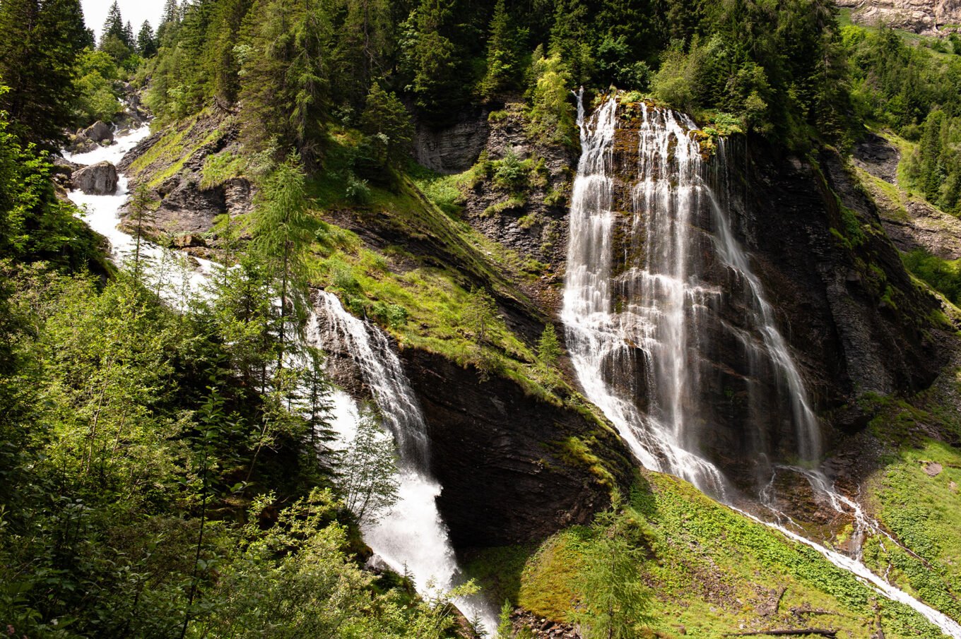 Randonnée GTA / GR5 Grande Traversée des Alpes - Cascade de la Pleureuse, réserve de Six-Passy