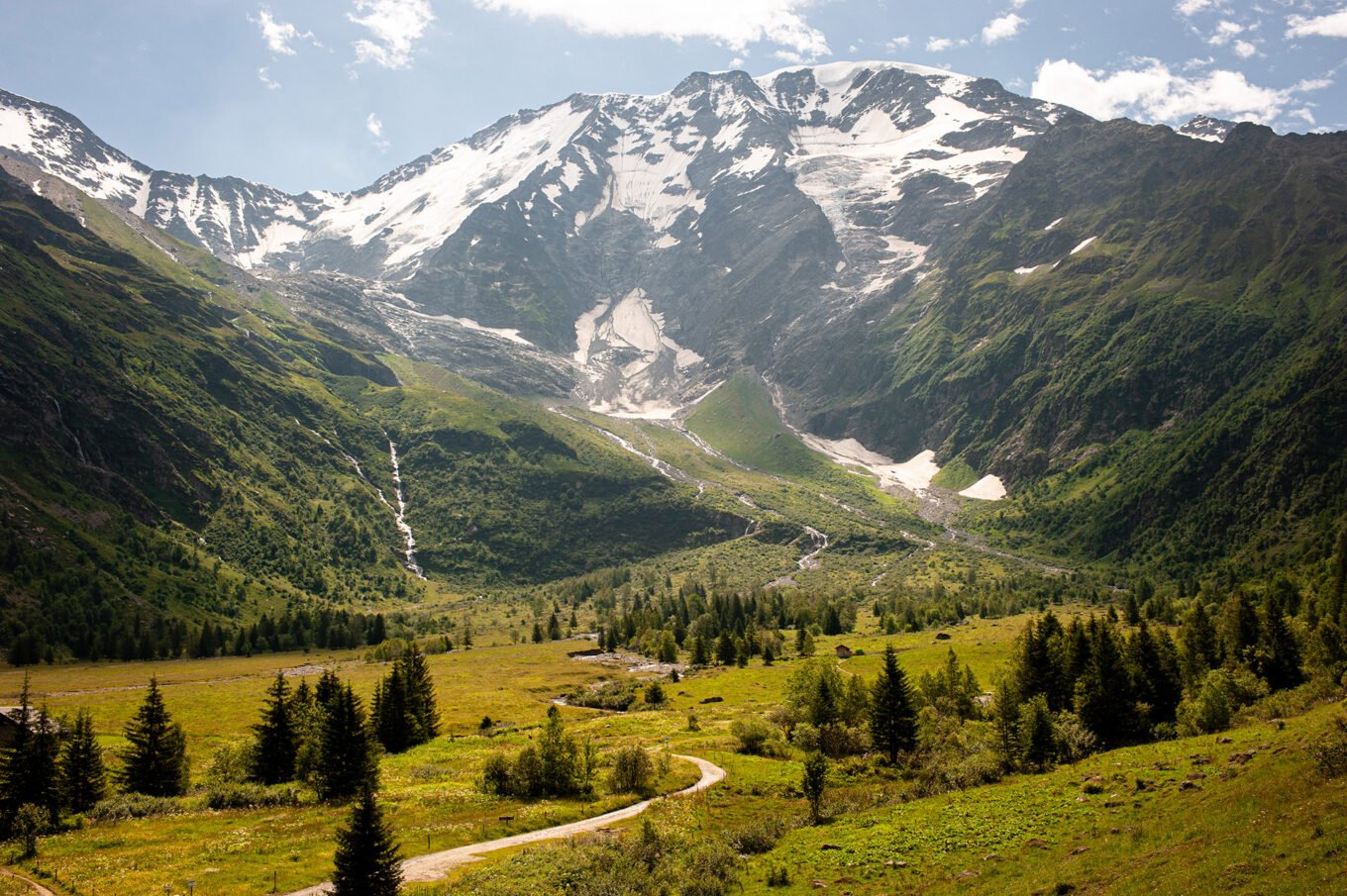 Randonnée GTA / GR5 Grande Traversée des Alpes - Le Dôme de Miage à l'ouest du massif du Mont Blanc