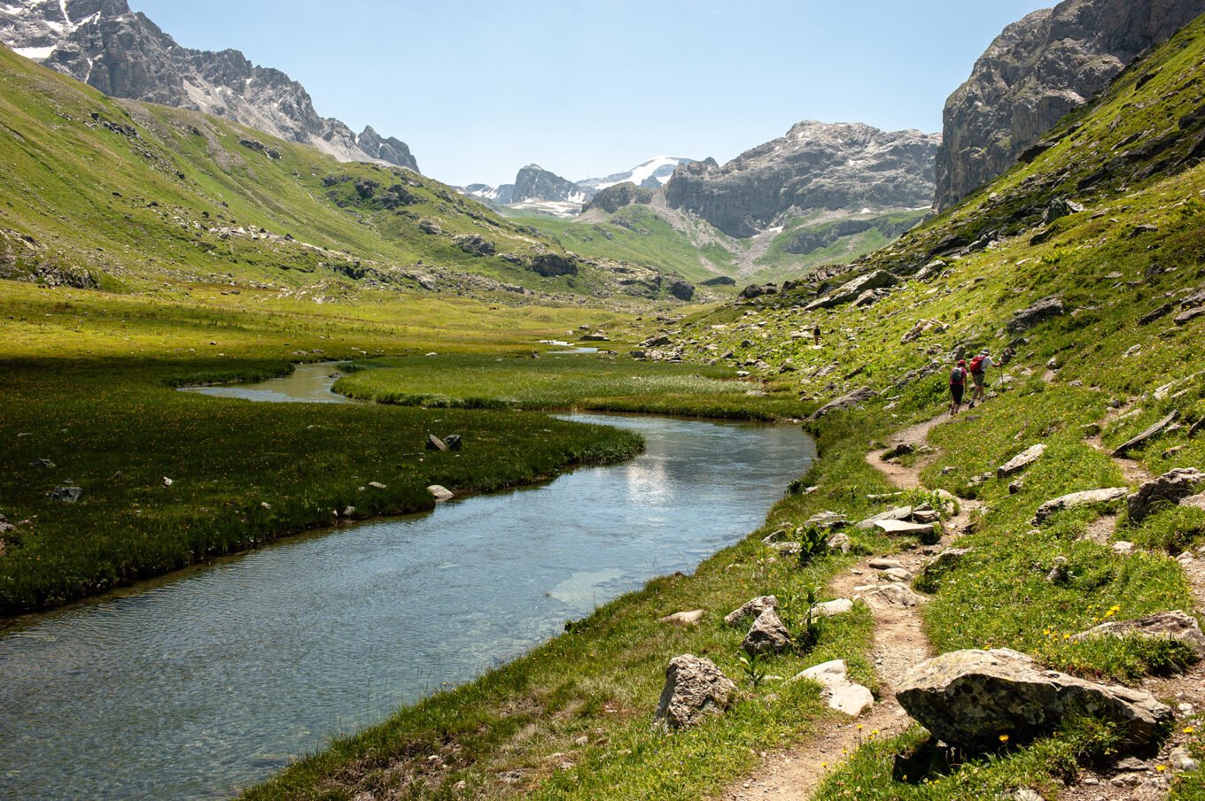 Randonnée GTA / GR5 Grande Traversée des Alpes - Le Plan de la Plagne en Vanoise