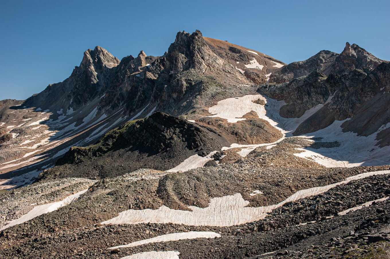 Randonnée GTA / GR5 Grande Traversée des Alpes - Descente du Mont Thabor par le Col de Valmeinier