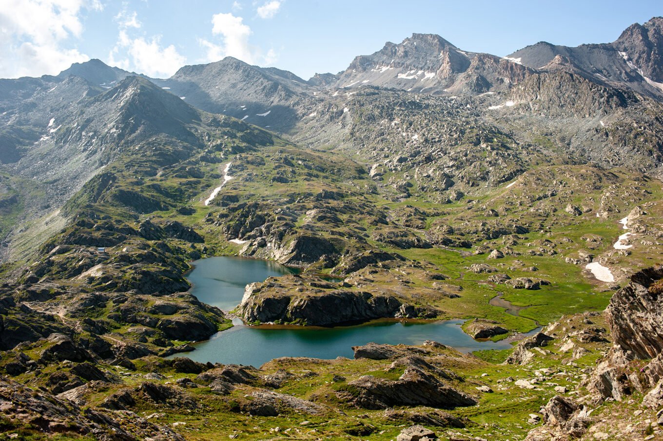 Randonnée GTA / GR5 Grande Traversée des Alpes - Passage en haute Ubaye par les lacs et le Col de Longet