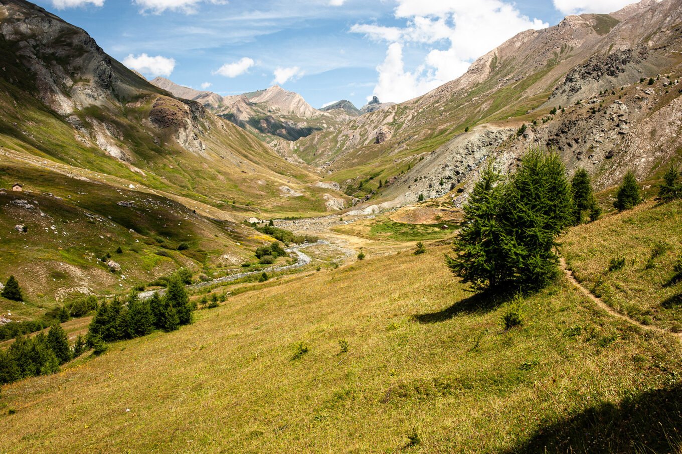 Randonnée GTA / GR5 Grande Traversée des Alpes - Descente de la haute Ubaye en direction de Maljasseta