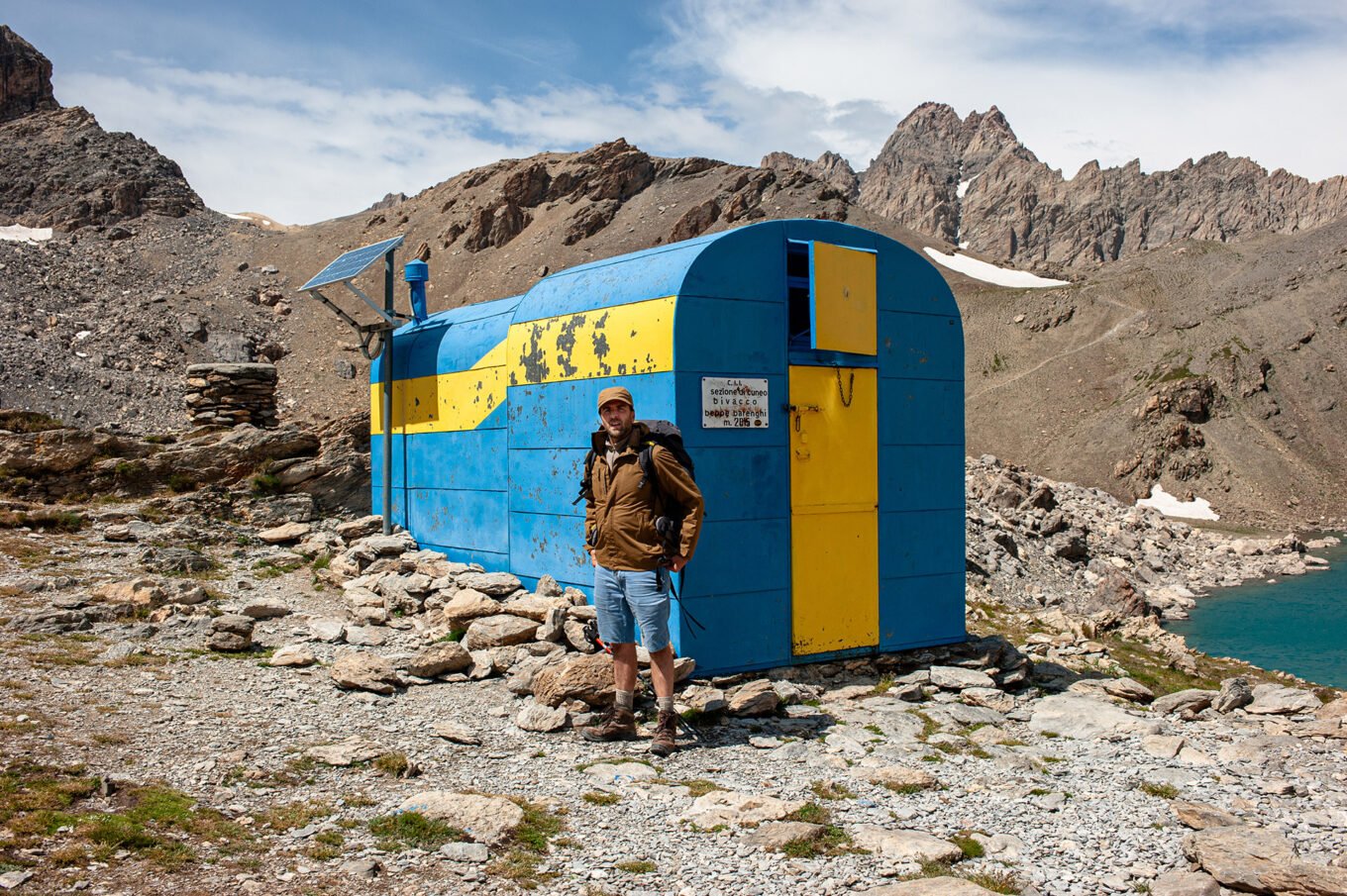 Randonnée GTA / GR5 Grande Traversée des Alpes - Passage près du bivacco du lago del Vallonasso di Stroppia