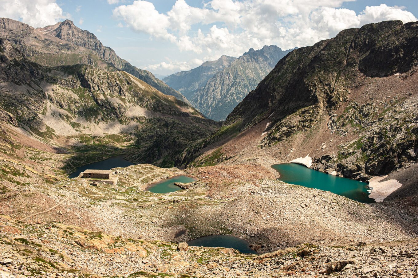 Randonnée GTA / GR5 Grande Traversée des Alpes - Lago di Valscura, Parc Naturel des Alpes Maritimes en Italie