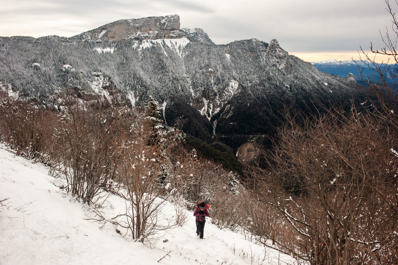 Randonnées d'hiver dans le Vercors et le Diois