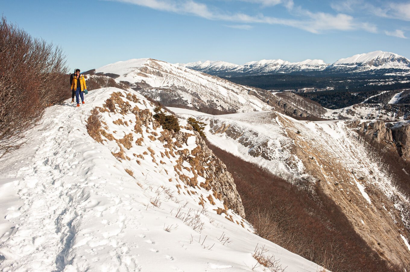 Randonnées d'hiver dans le Vercors et le Diois