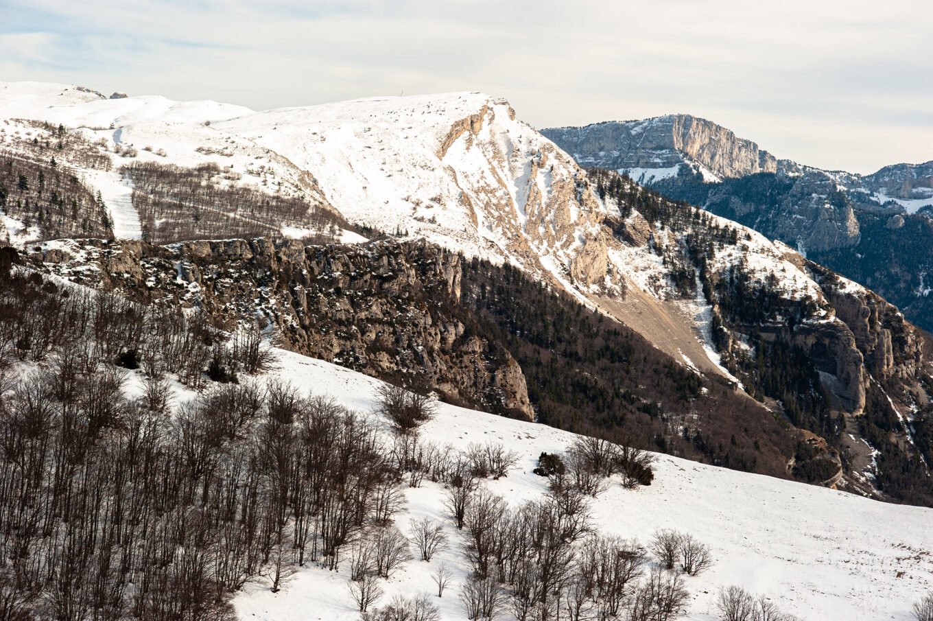 Randonnées d'hiver dans le Vercors et le Diois