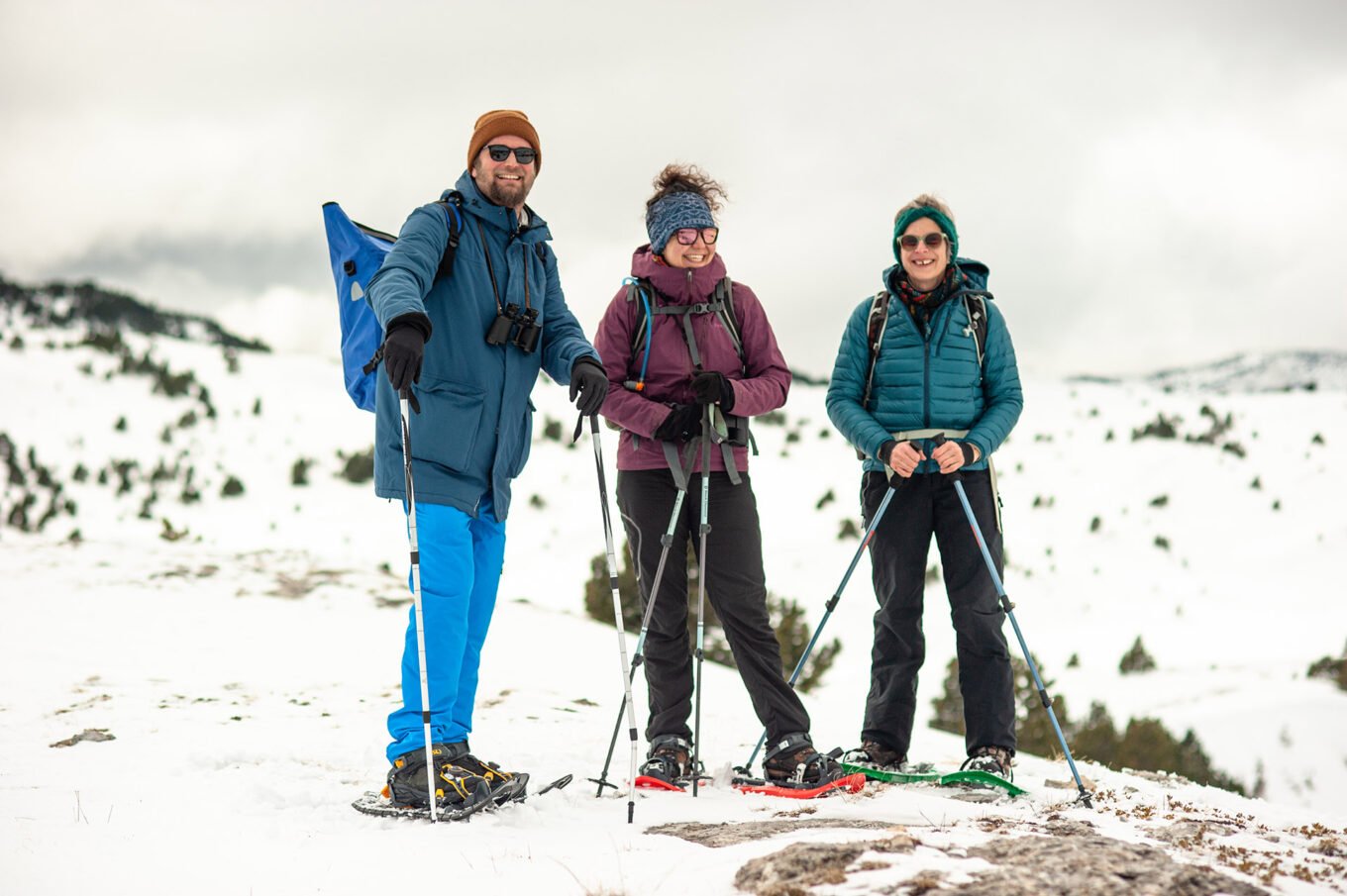 Randonnées d'hiver dans le Vercors et le Diois