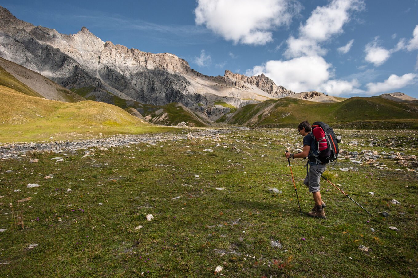 Randonnée aux Lacs de Morgon dans le Parc National du Mercantour - Remontée vers le Col des Fourches