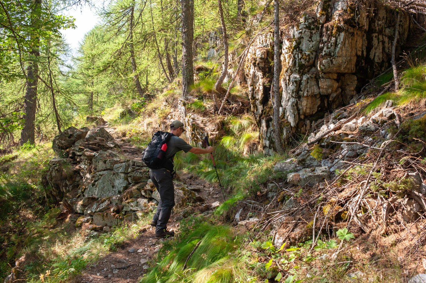 Randonnée en Haute-Ubaye - Montée au Vallon des Houerts