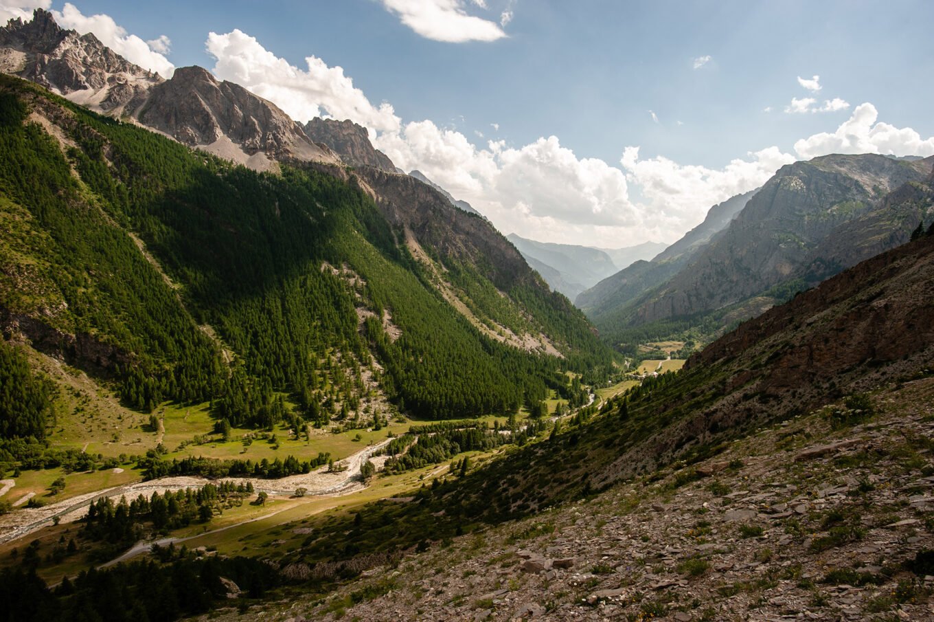 Randonnée Tour du Queyras par l'Ubaye en 9 jours - Arrivée dans la haute valle de l’Ubaye par le Col de Girardin