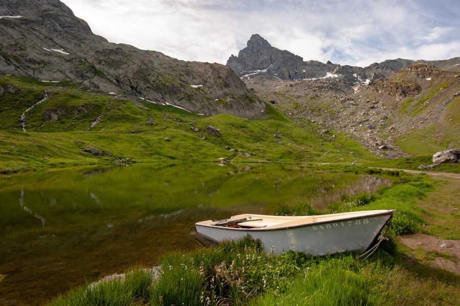 Randonnée Tour du Queyras par l'Ubaye en 9 jours - Le Lac de la Blanche et la Tête des Toillies