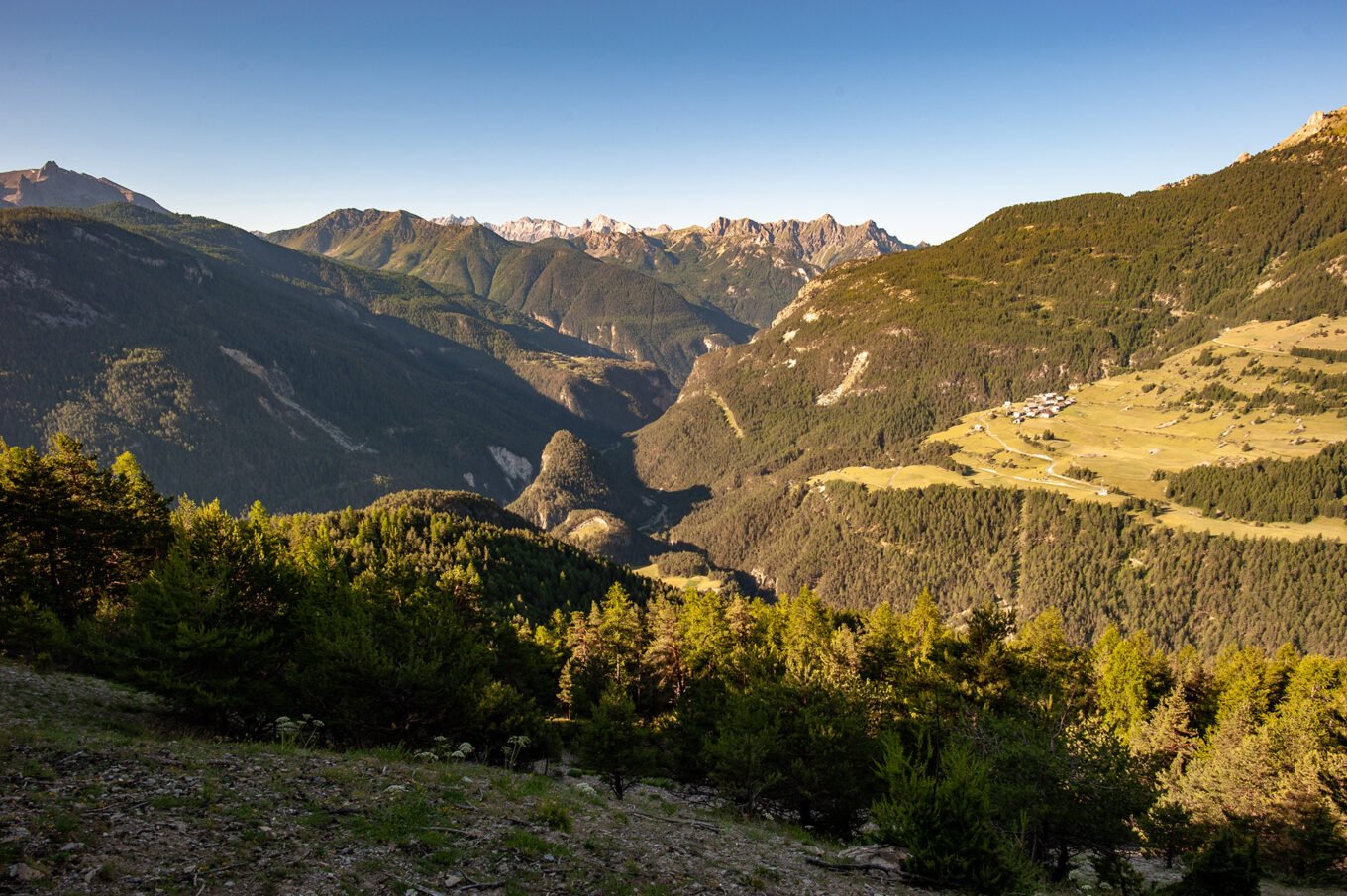 Randonnée Tour du Queyras par l'Ubaye en 9 jours - Belvédère sur la Combe du Queyras