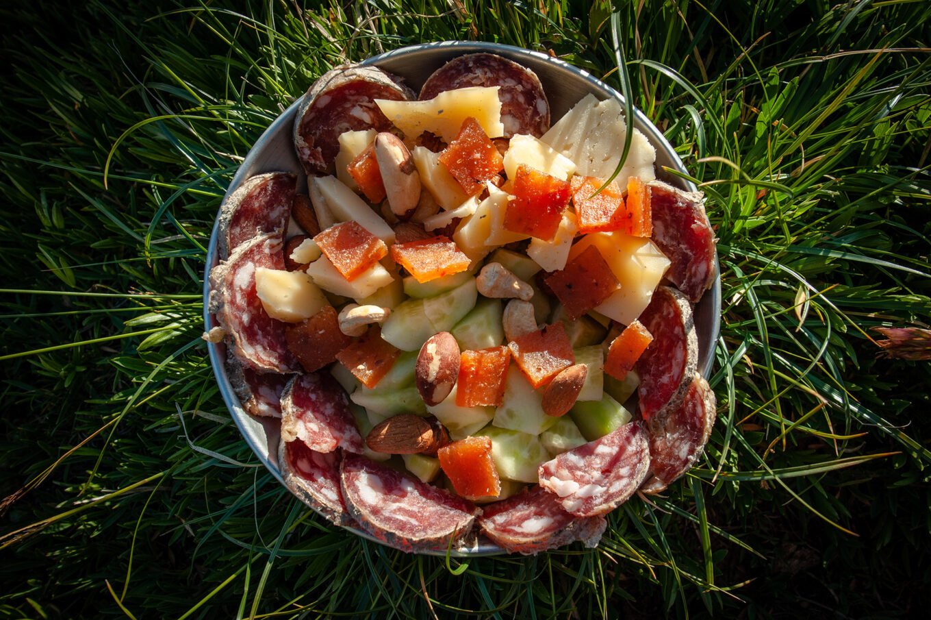 Randonnée Tour du Queyras par l'Ubaye en 9 jours - Gastronomie de bivouac