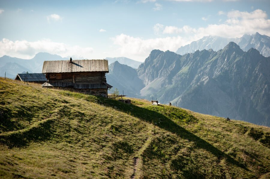 Randonnée Tour du Queyras par l'Ubaye en 9 jours - Vue sur les Pics de la Font Sancte