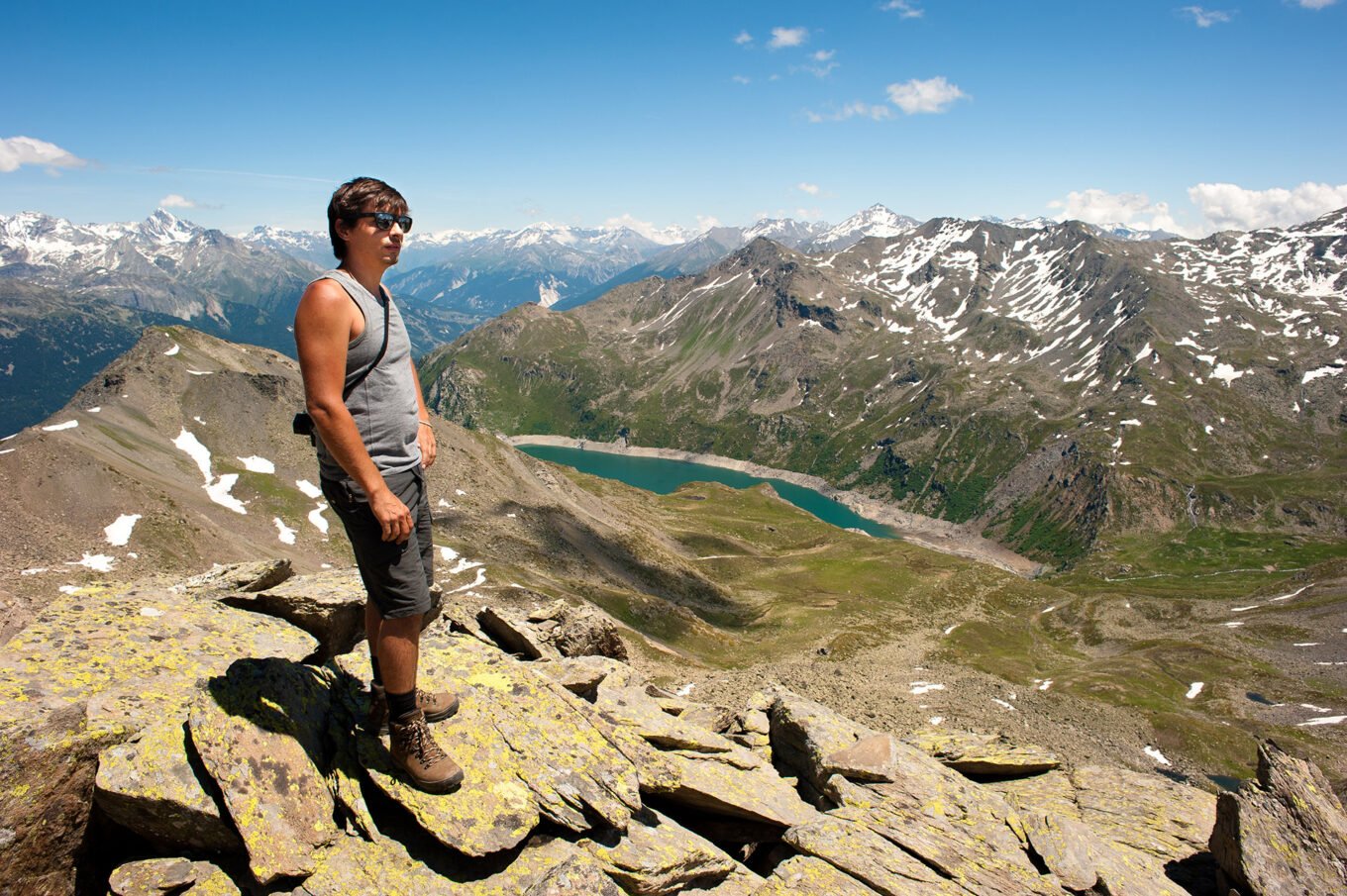 Randonnée Tour du Mont Thabor - Panorama sur le lac de Bissorte depuis le col des Marches