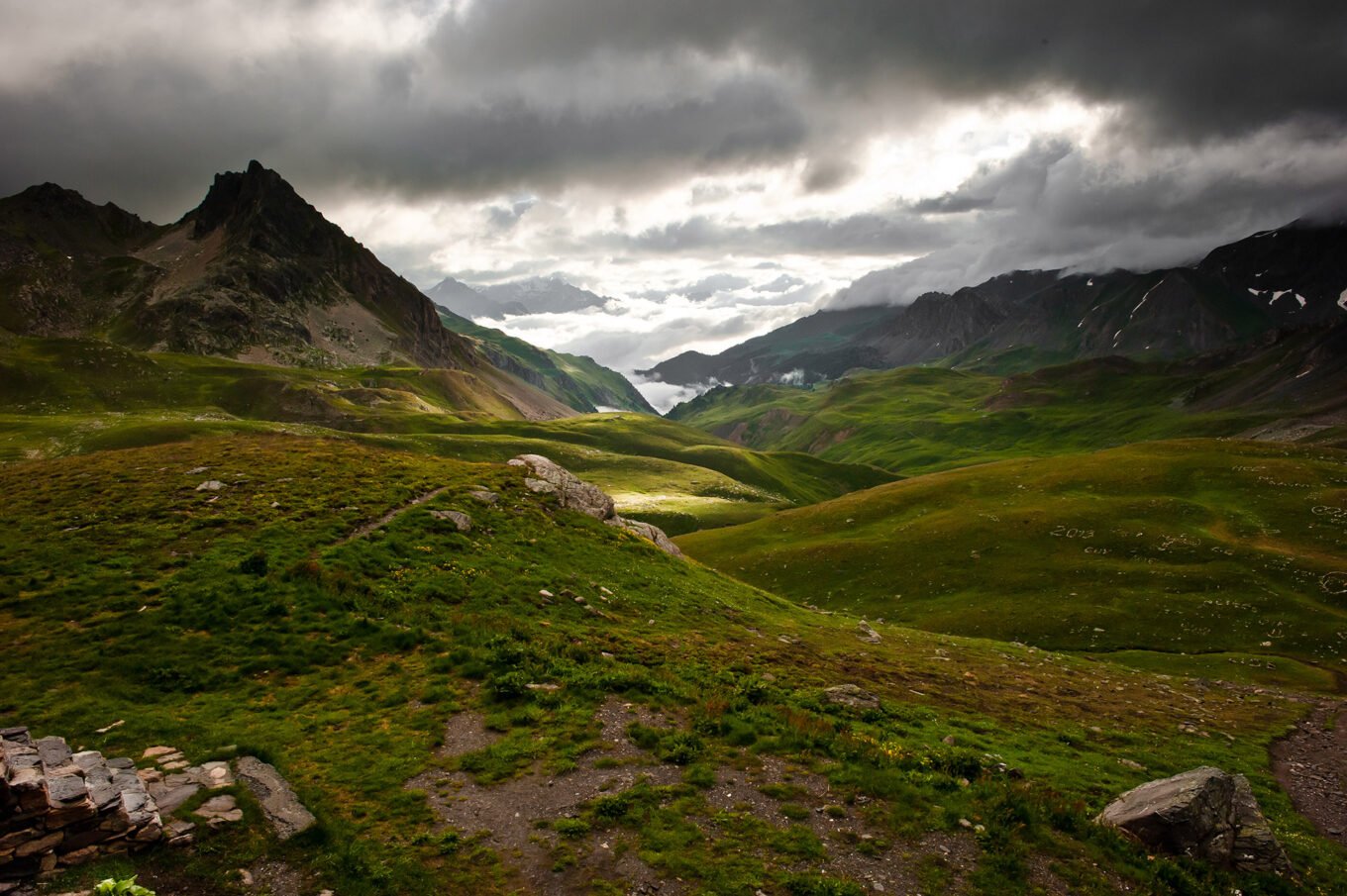 Randonnée Tour du Mont Thabor - Vue depuis le refuge du Mont Thabor