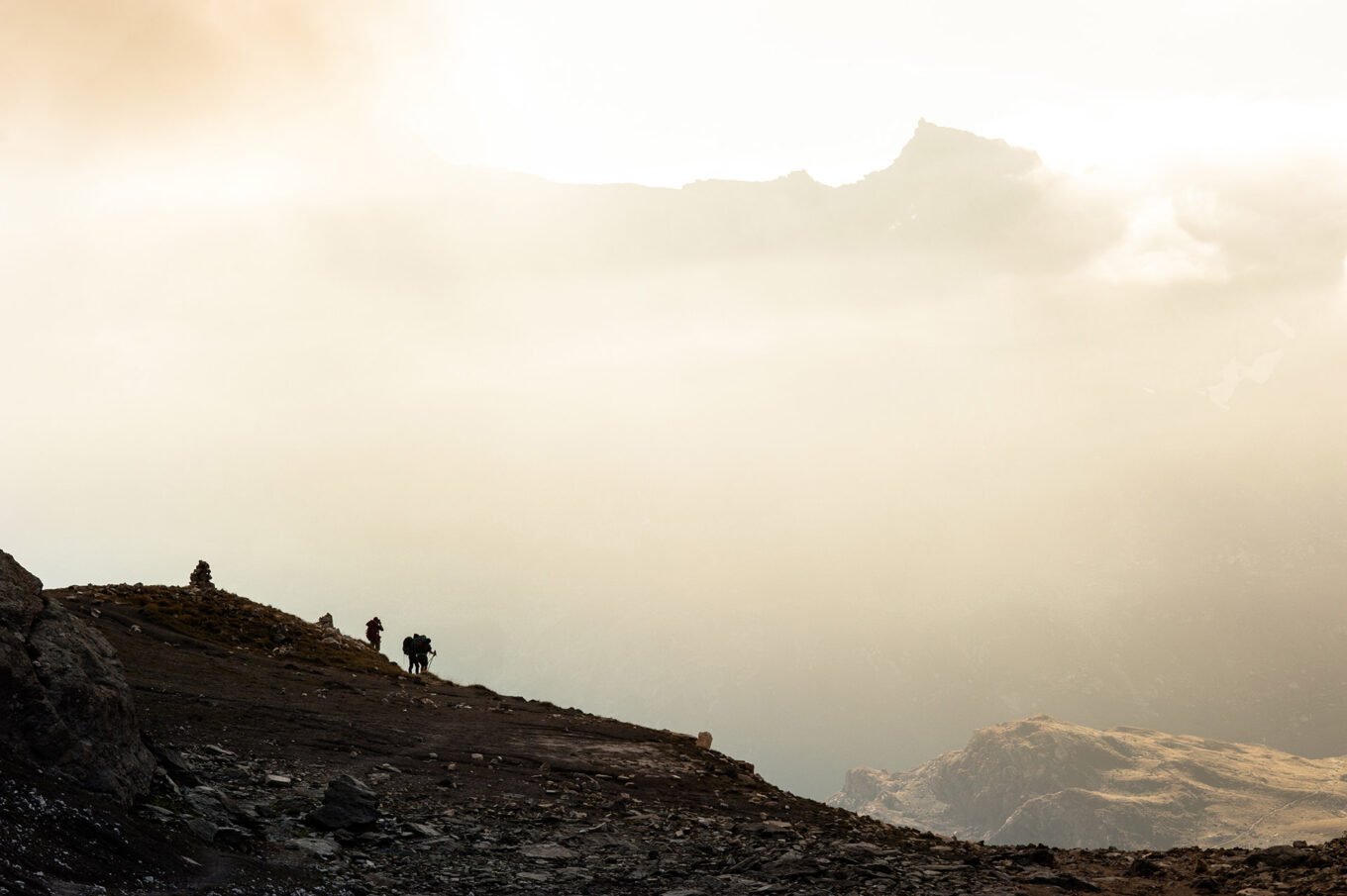 Randonnée itinérante traversée des la Vanoise en 6 jours - Le Col du Soufre en Vanoise