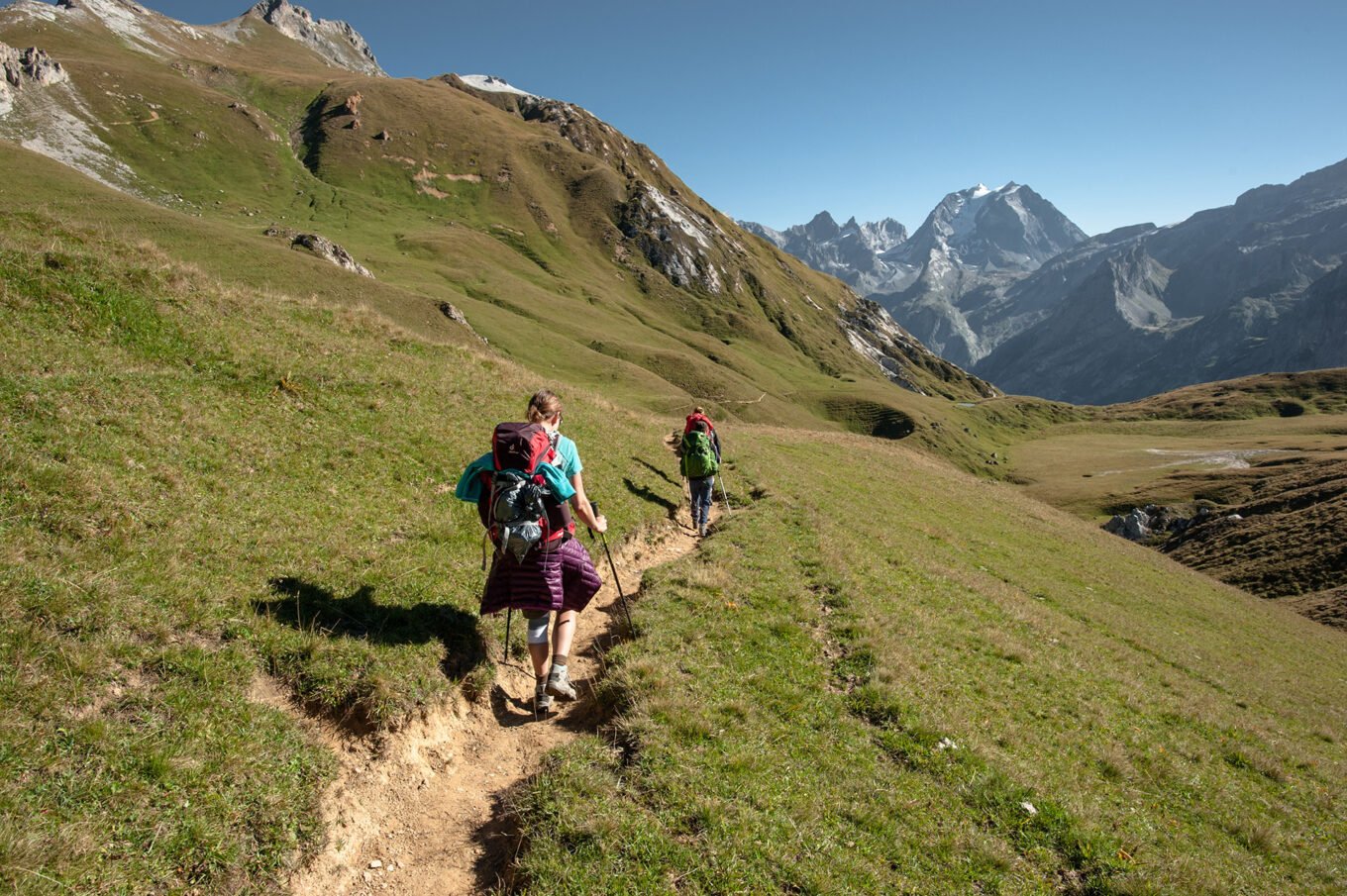 Randonnée itinérante traversée des la Vanoise en 6 jours - En chemin vers le cœur du parc de la Vanoise par le Col des Saulces