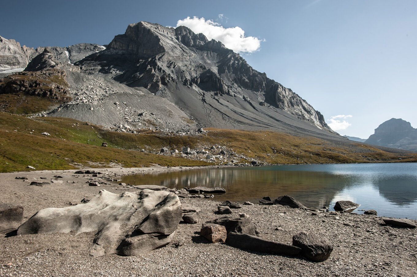 Randonnée itinérante traversée des la Vanoise en 6 jours - Le Lac Rond au Col de la Vanoise