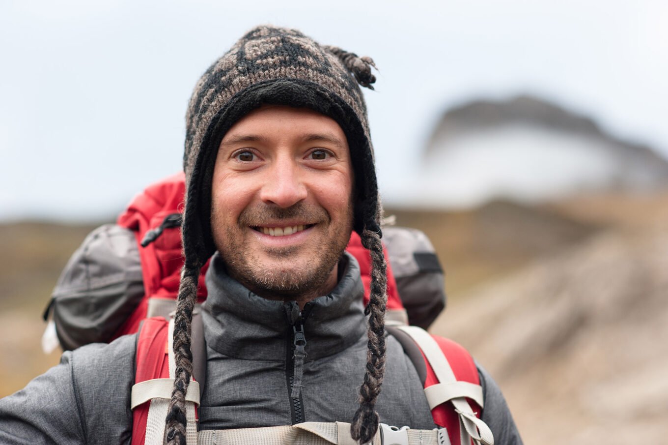 Randonnée itinérante traversée des la Vanoise en 6 jours - Florian, heureux de baigner dans son élément naturel de haute montagne