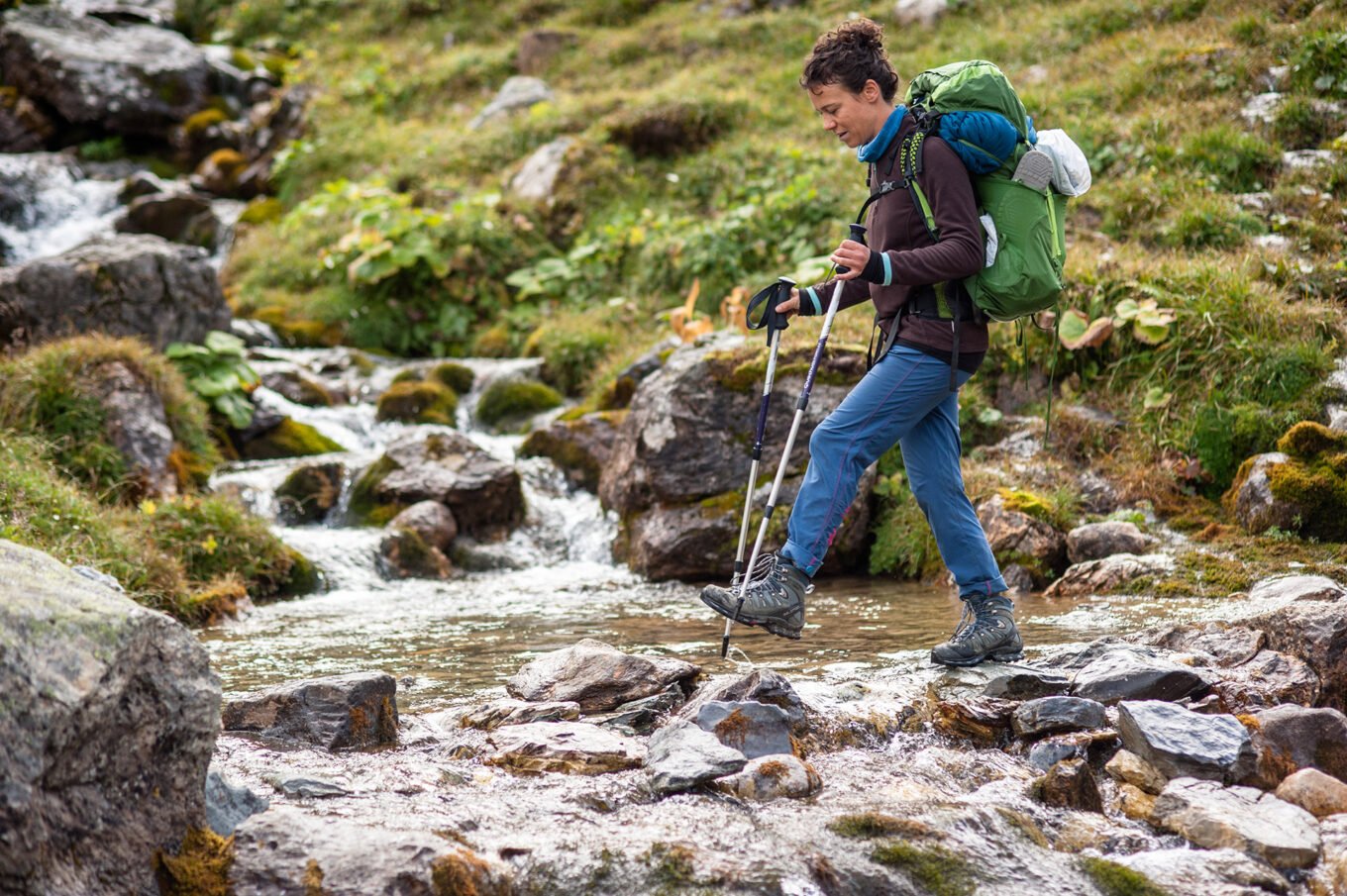 Randonnée itinérante traversée des la Vanoise en 6 jours - Que serait la randonnée sans ses passages de torrents