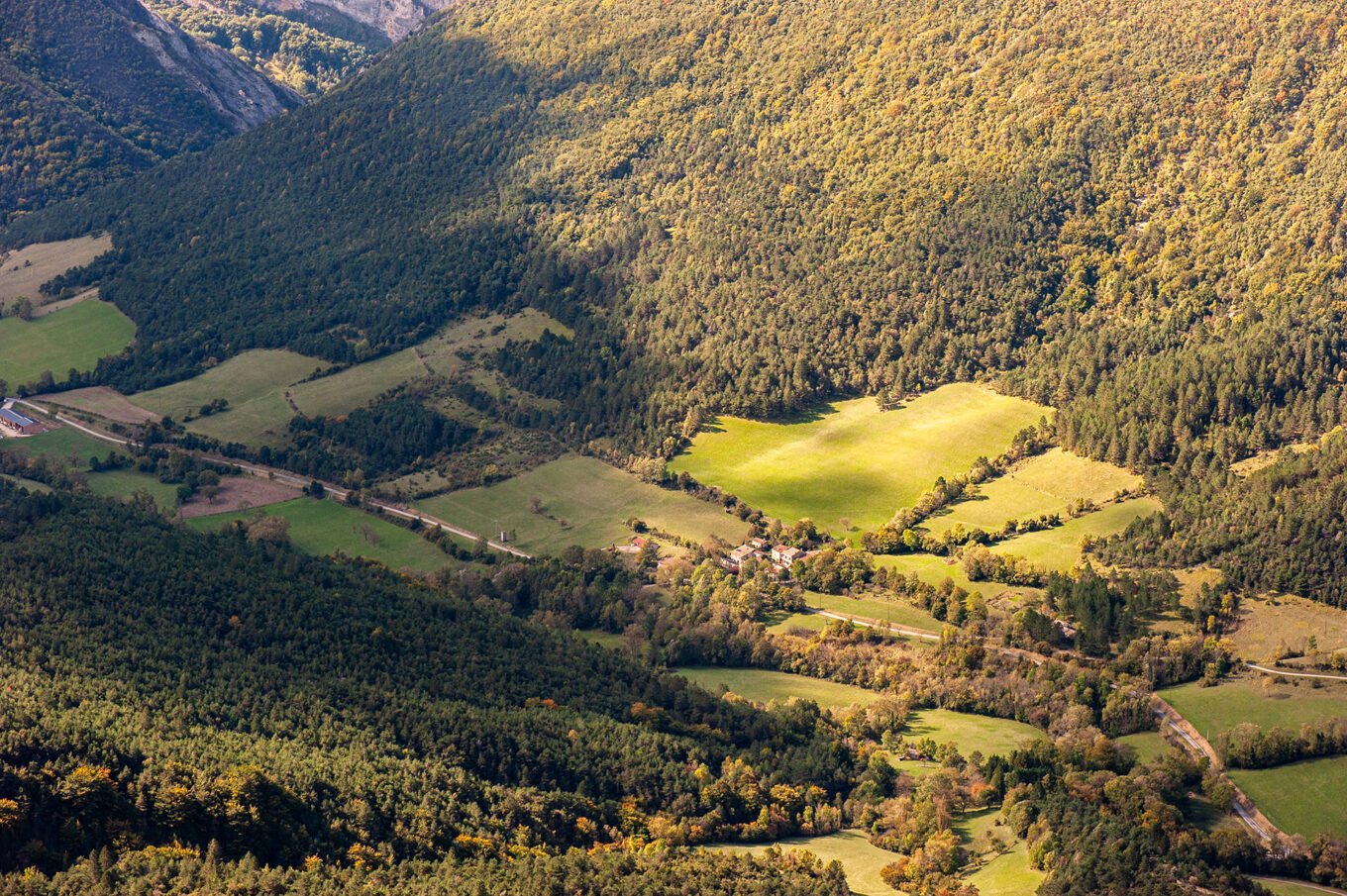 Randonnée sur le plateau d'Ambel dans le Vercors - Hameau d'Omblèze