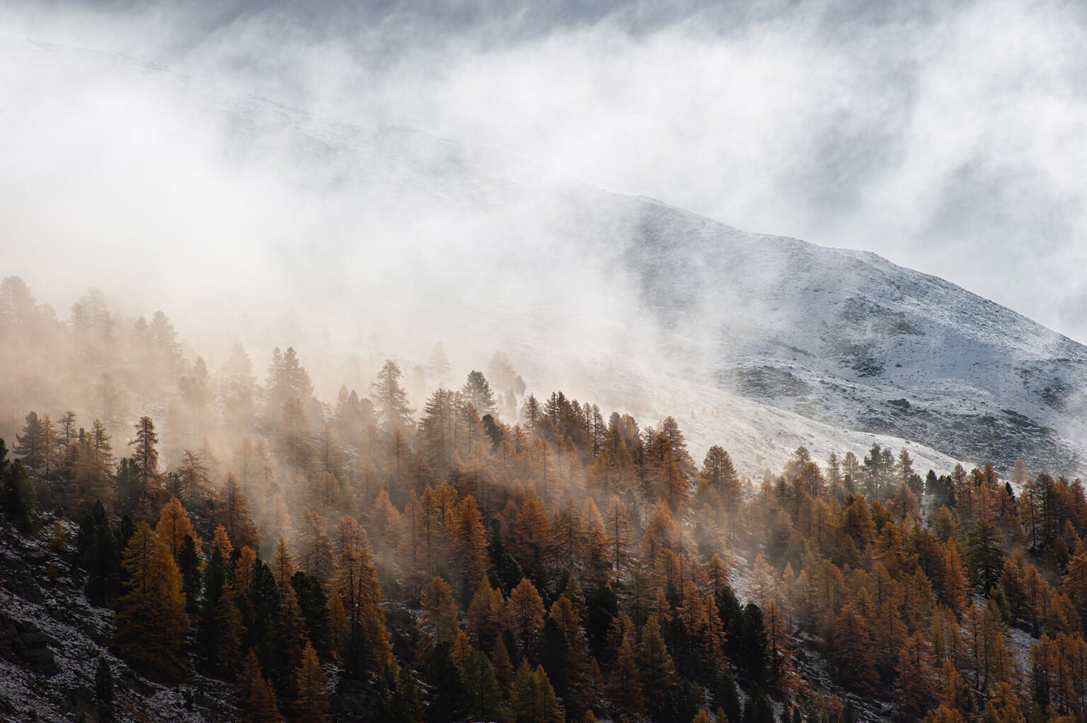 Stage Photo Montagne en Clarée avec Alexandre Deschaumes - Brumes automnales